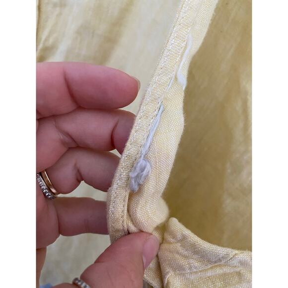 C&C California 100% Linen Button summer dress - Picture 10 of 11